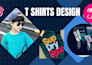 creative t shirts mockups   on canva
